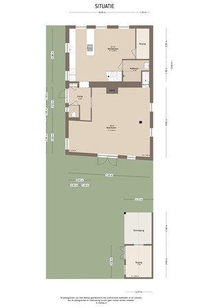 Floorplan - Achterstraat 43, 4147 AA Asperen